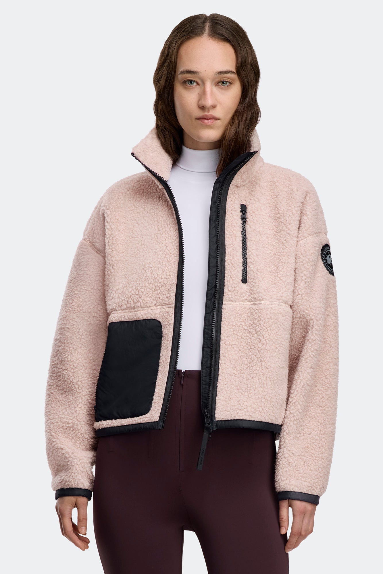 ポケット Simcoe Zip Up Fleece Jacket Black Disc | Canada Goose