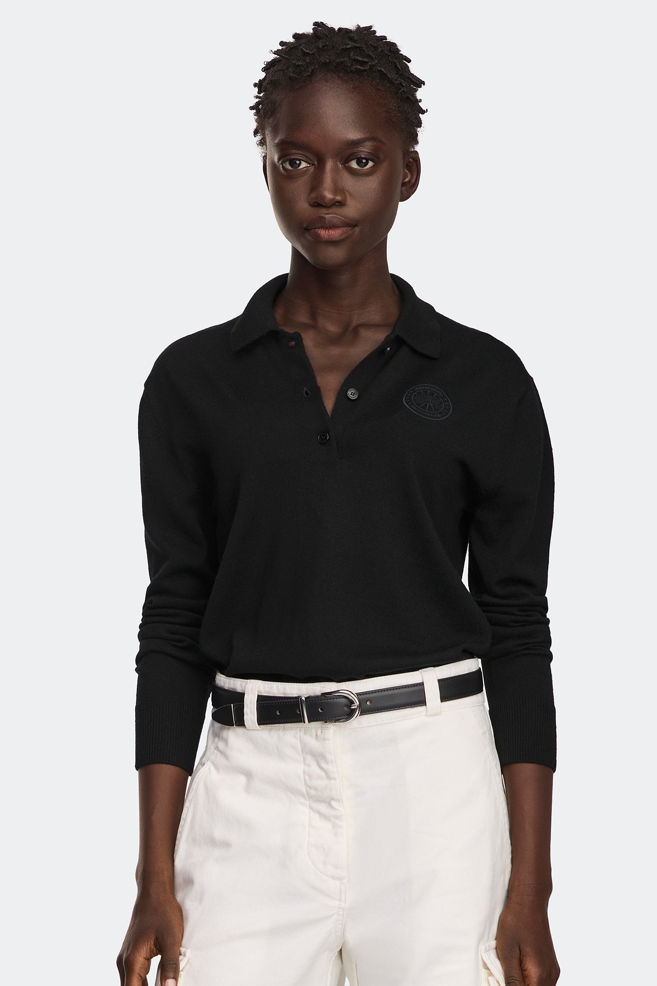 Melrose Knit Long Sleeve Polo | Canada Goose