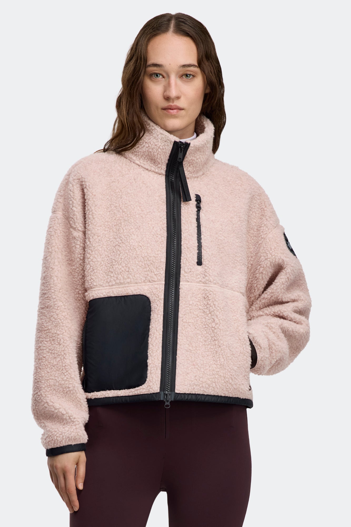Simcoe Zip Up Fleece Jacket Black Disc | Canada Goose