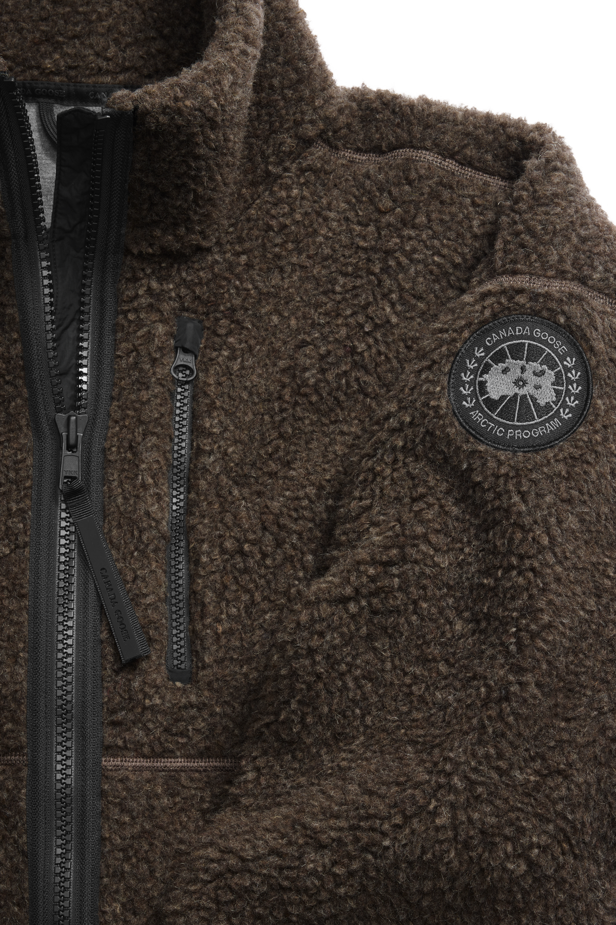 Simcoe Zip Up Fleece Jacket Black Disc - Taupe Grey 9394 - off_detail_01