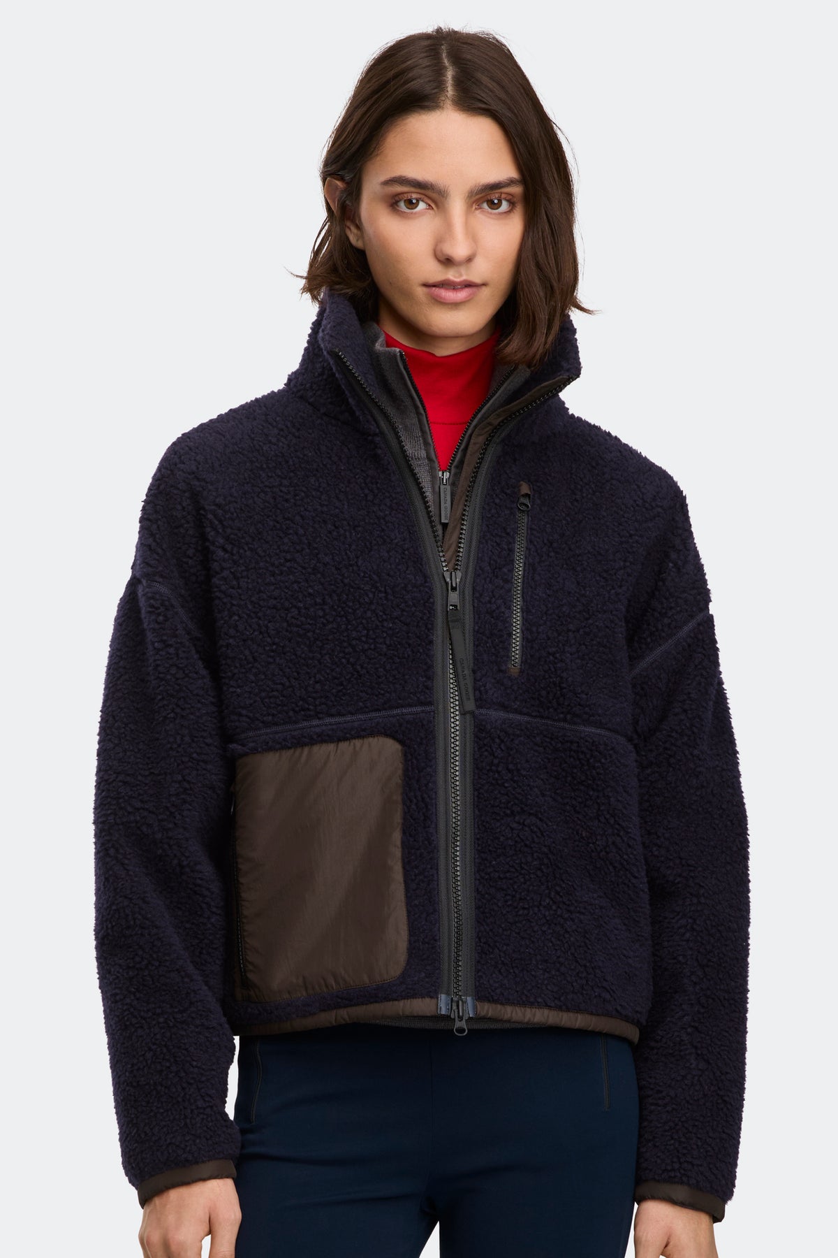 Simcoe Zip Up Fleece Jacket - Nocturne/Terra 9103 - on_front_closed_01