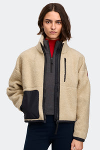 Simcoe Zip Up Fleece Jacket - Light Tan 9950 - on_front_01