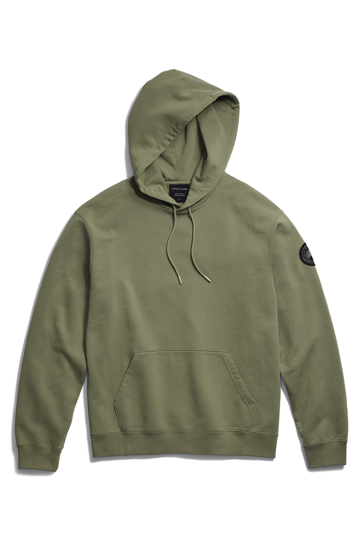 Loon Hoodie Black Disc - Vireo Green 9126 - off_flat_lay_01