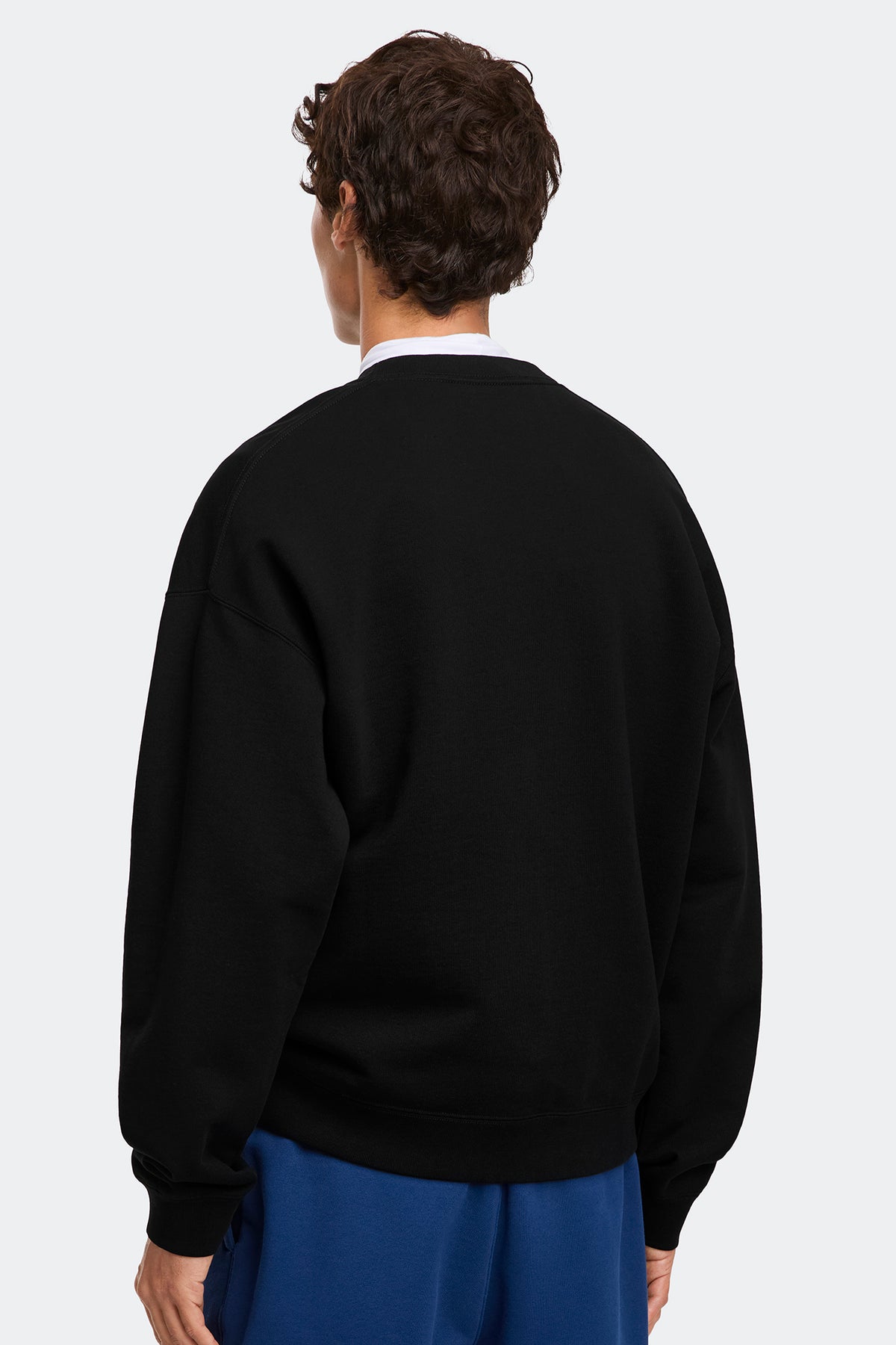 Rove Embroidered Sweatshirt - Black 9061 - on_back_01