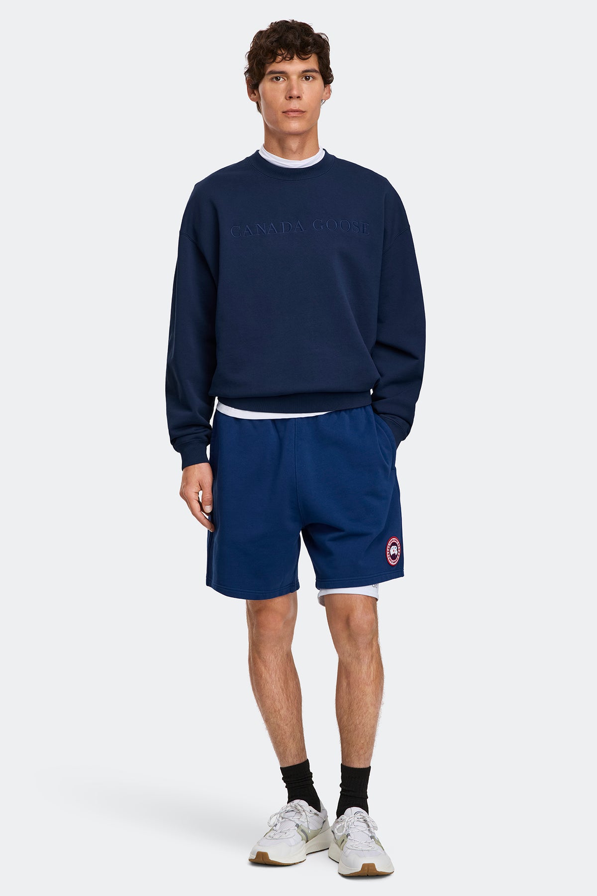 Rove Embroidered Sweatshirt - Oxford Navy 9841 - on_full_body_01