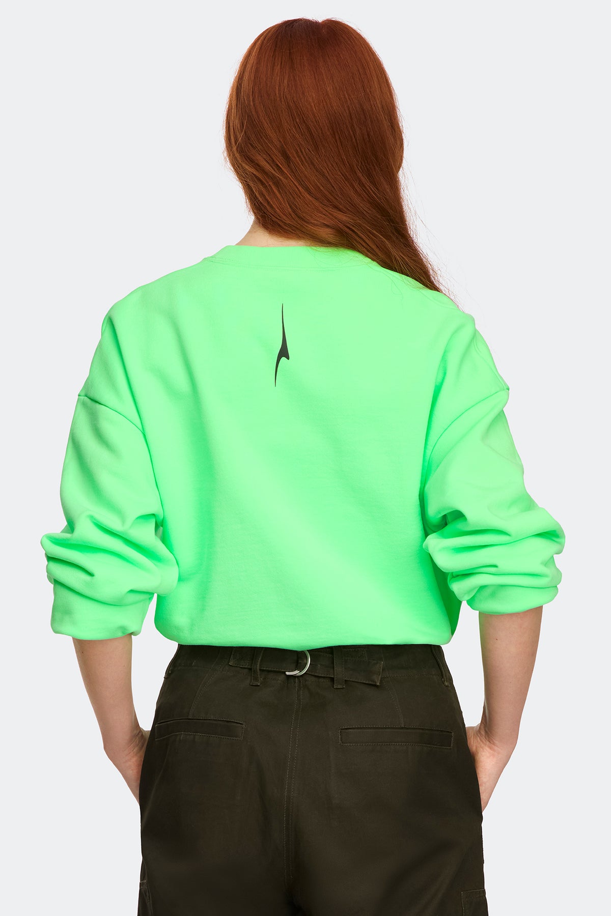 Dawn Gates Without Borders Relaxed Crew - Fluo Mint 9005 - on_back_01