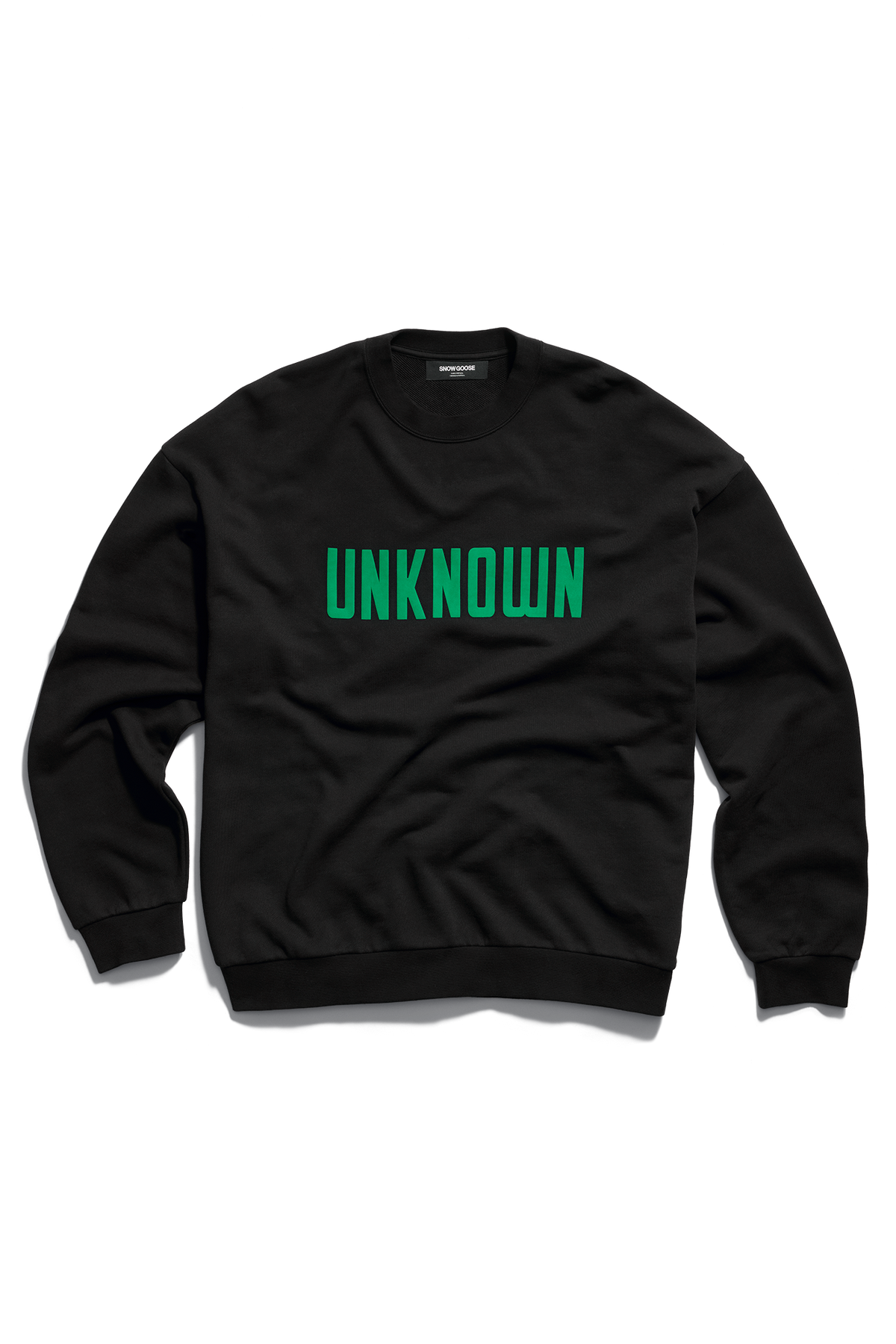 Dawn Unknown Relaxed Crew - Black 9061 - off_flat_lay_01