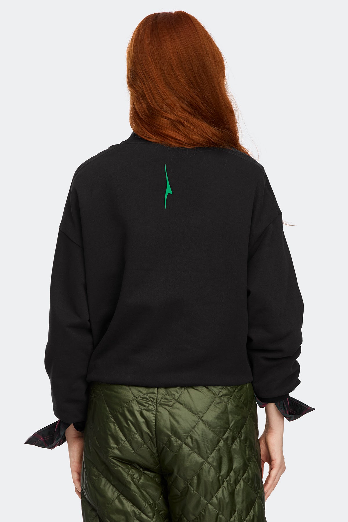 Dawn Unknown Relaxed Crew - Black 9061 - on_back_02