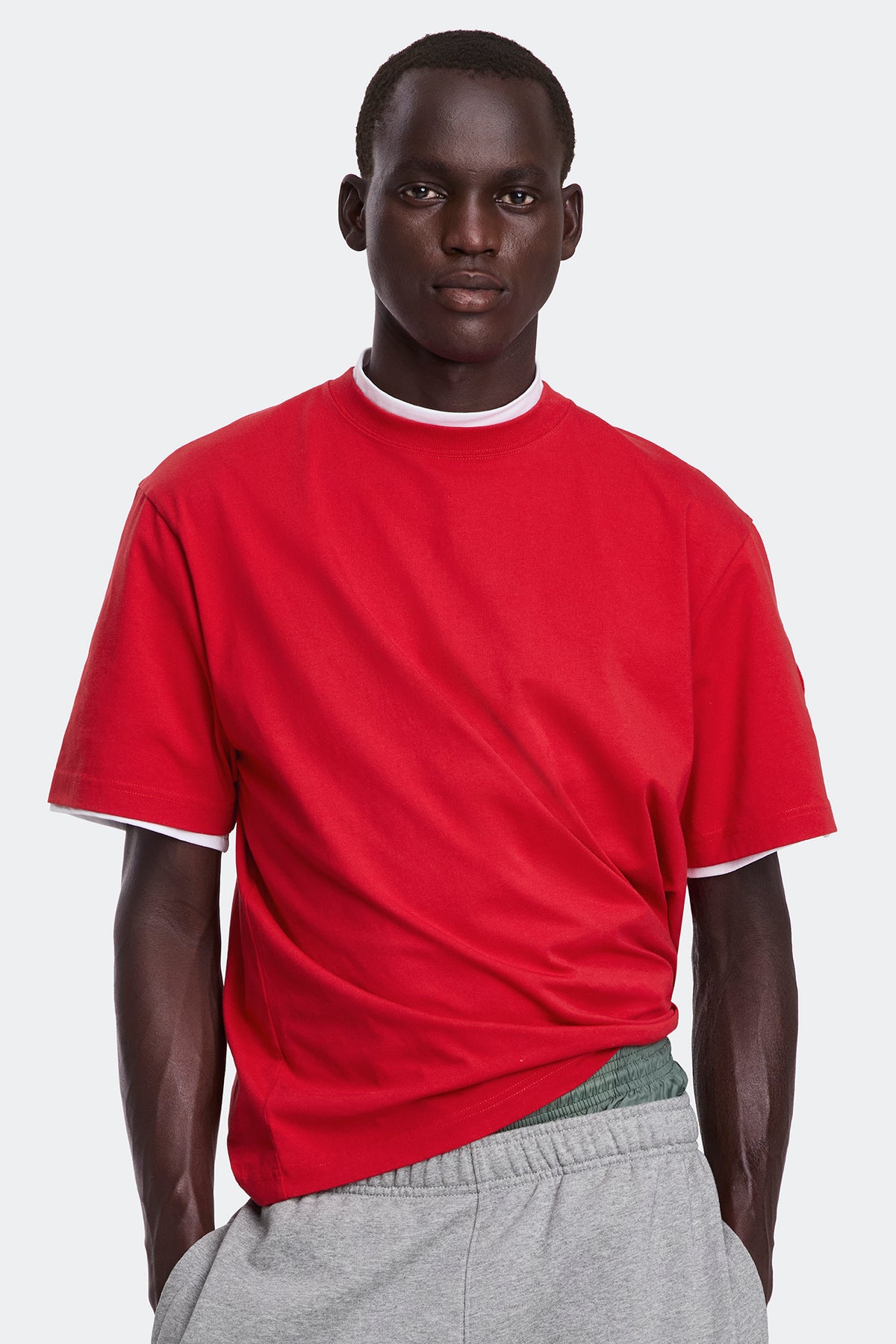 Novo T-Shirt Tonal Disc - Carmine Red 9839 - on_front_01