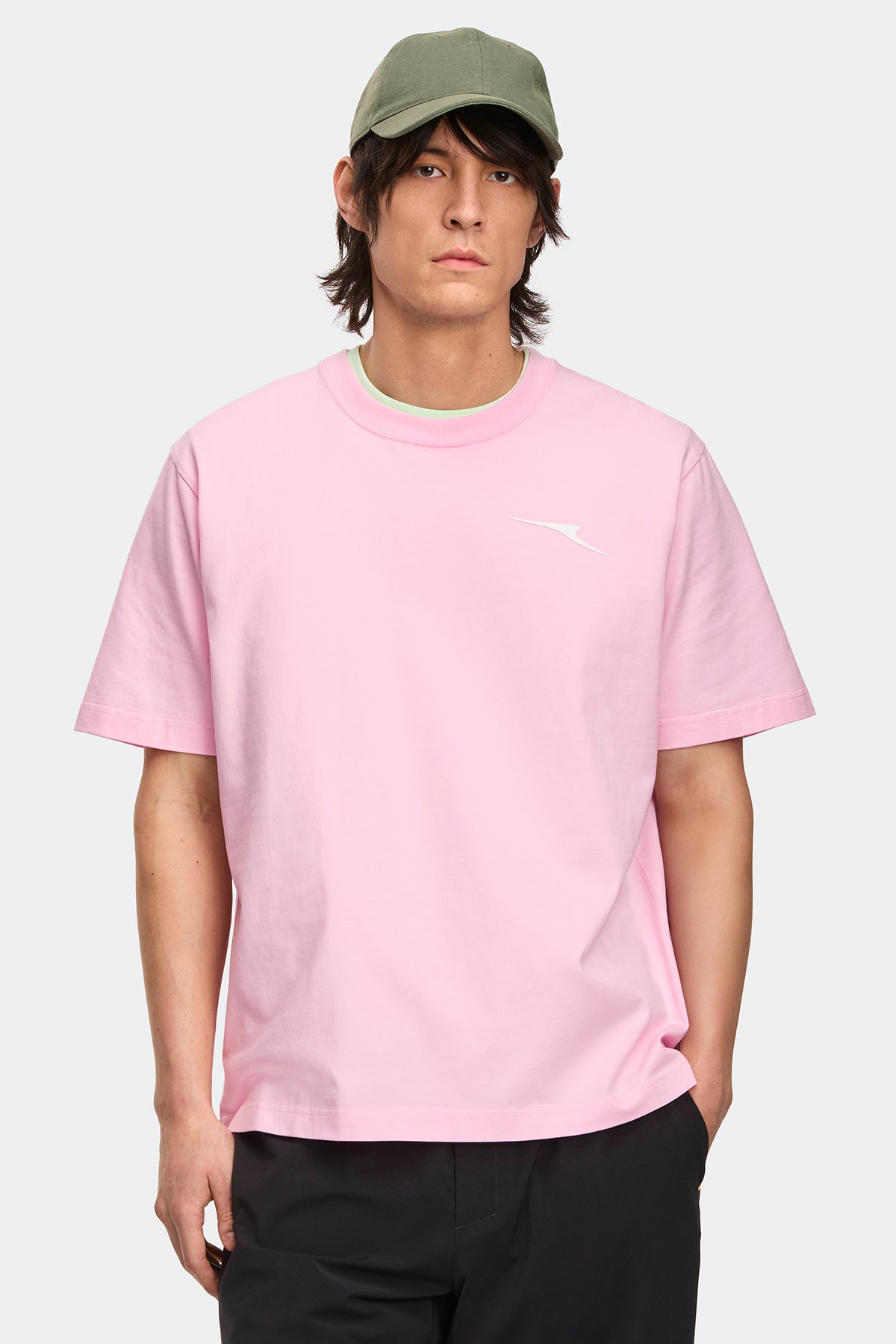 Mesa Iceberg Tee - Light Pink 9576 - on_front_open_01