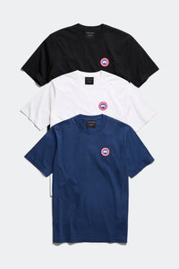 Ocra T-Shirt 3 Pack - Black/White/Oxford Navy 9755 - on_front_01