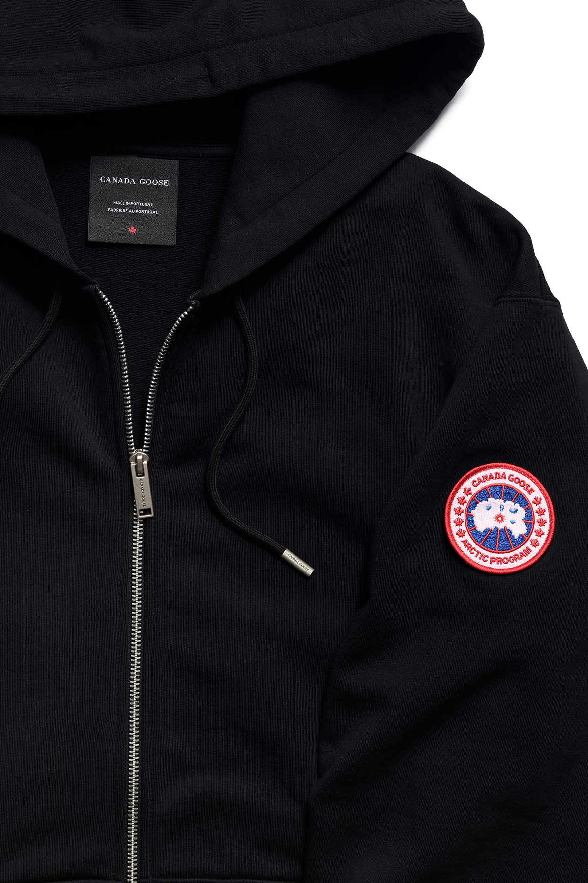 Loon Full Zip Hoodie - Black 9061 - off_detail_01