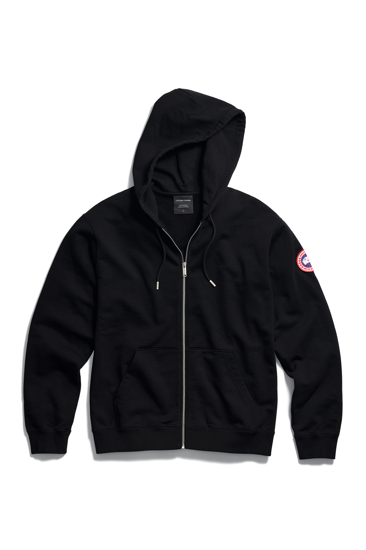 Loon Full Zip Hoodie - Black 9061 - off_flat_lay_01