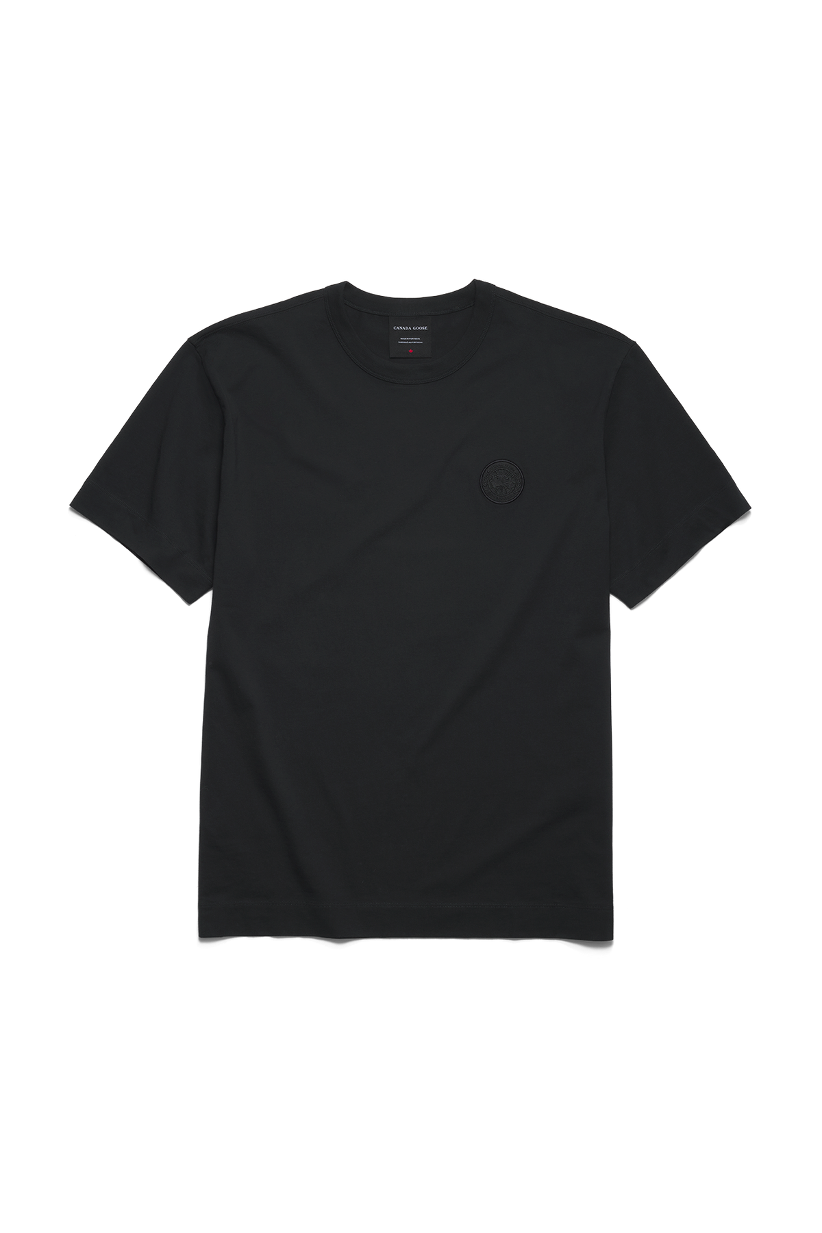 Gladstone Embroidered  Relaxed T-Shirt - Black 61 - off_flat_lay_01