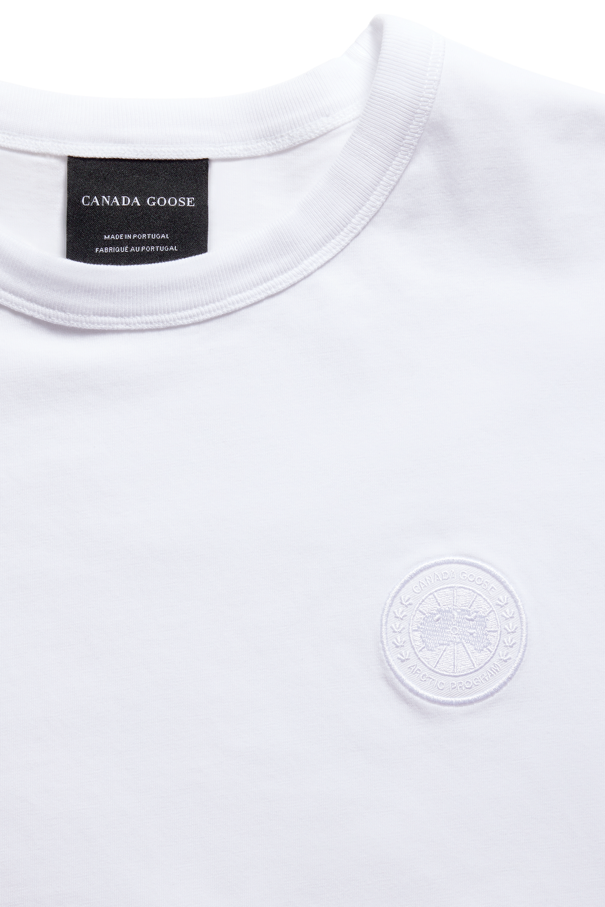 Gladstone Embroidered  Relaxed T-Shirt - White 9025 - off_detail_01