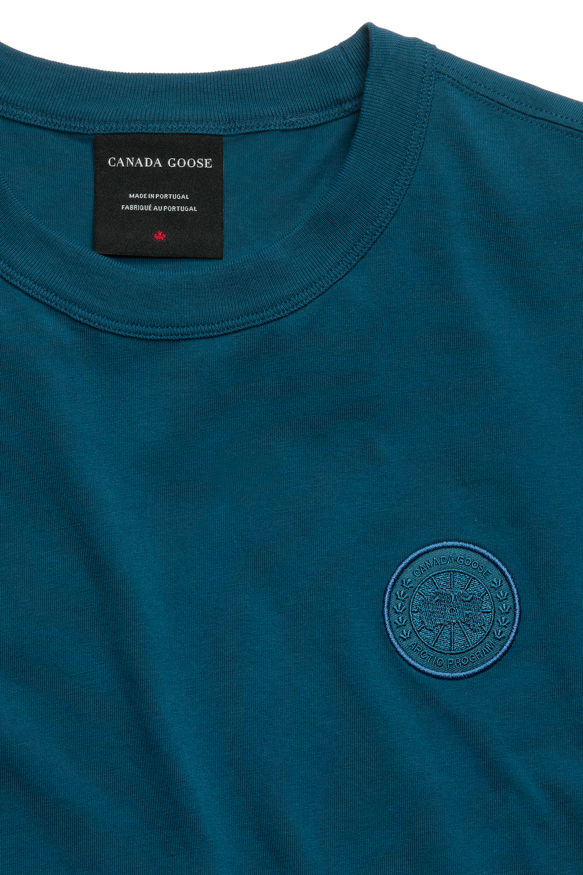 Gladstone Embroidered  Relaxed T-Shirt - Guard Blue 9387 - off_detail_01