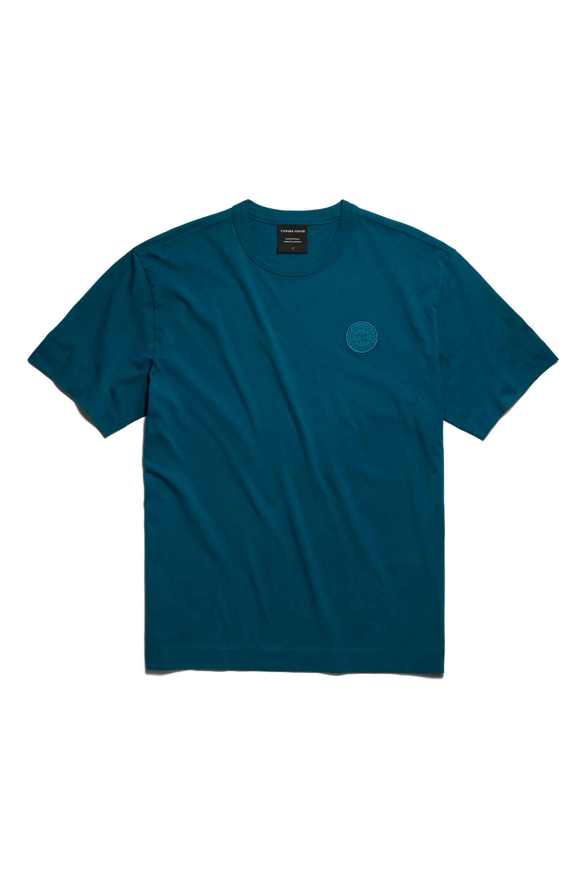Gladstone Embroidered  Relaxed T-Shirt - Guard Blue 9387 - off_flat_lay_01