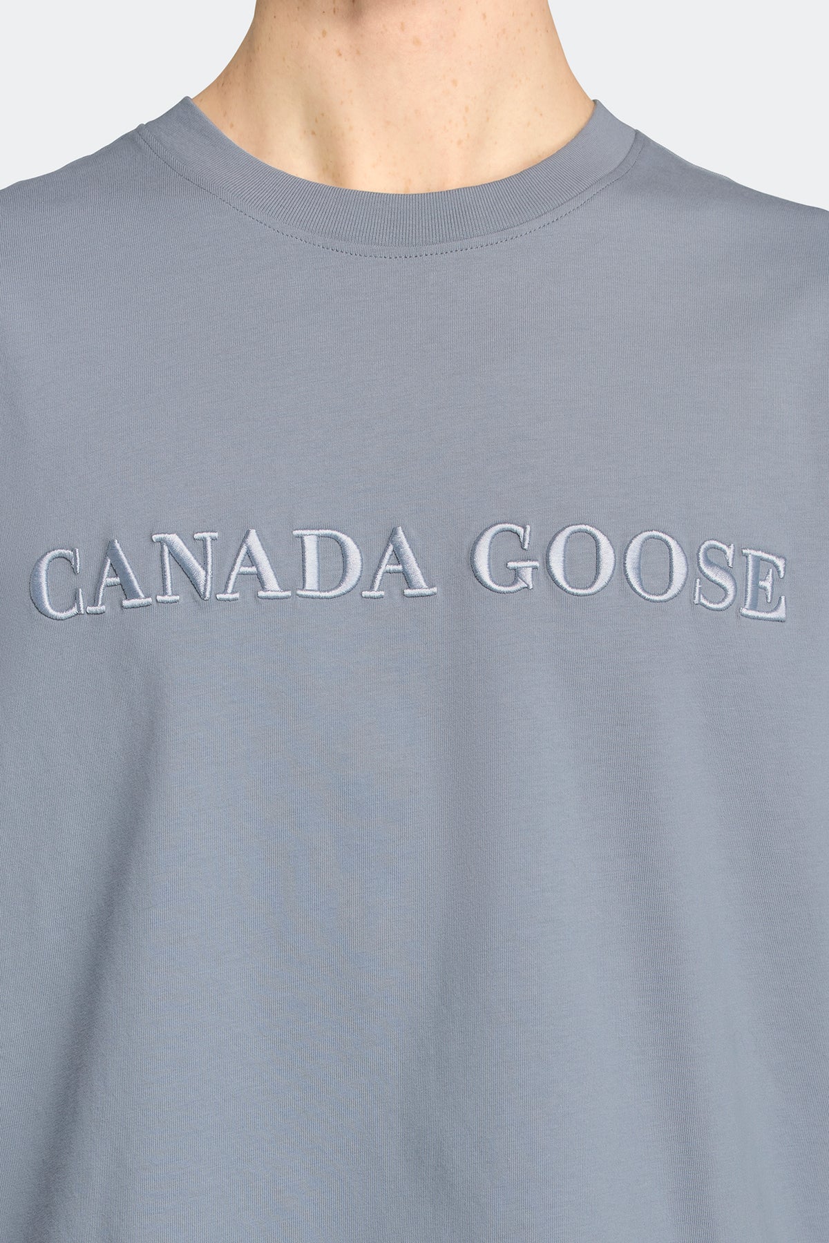Emersen Embroidered T-Shirt - Light Ozone Blue 1755 - on_detail_01
