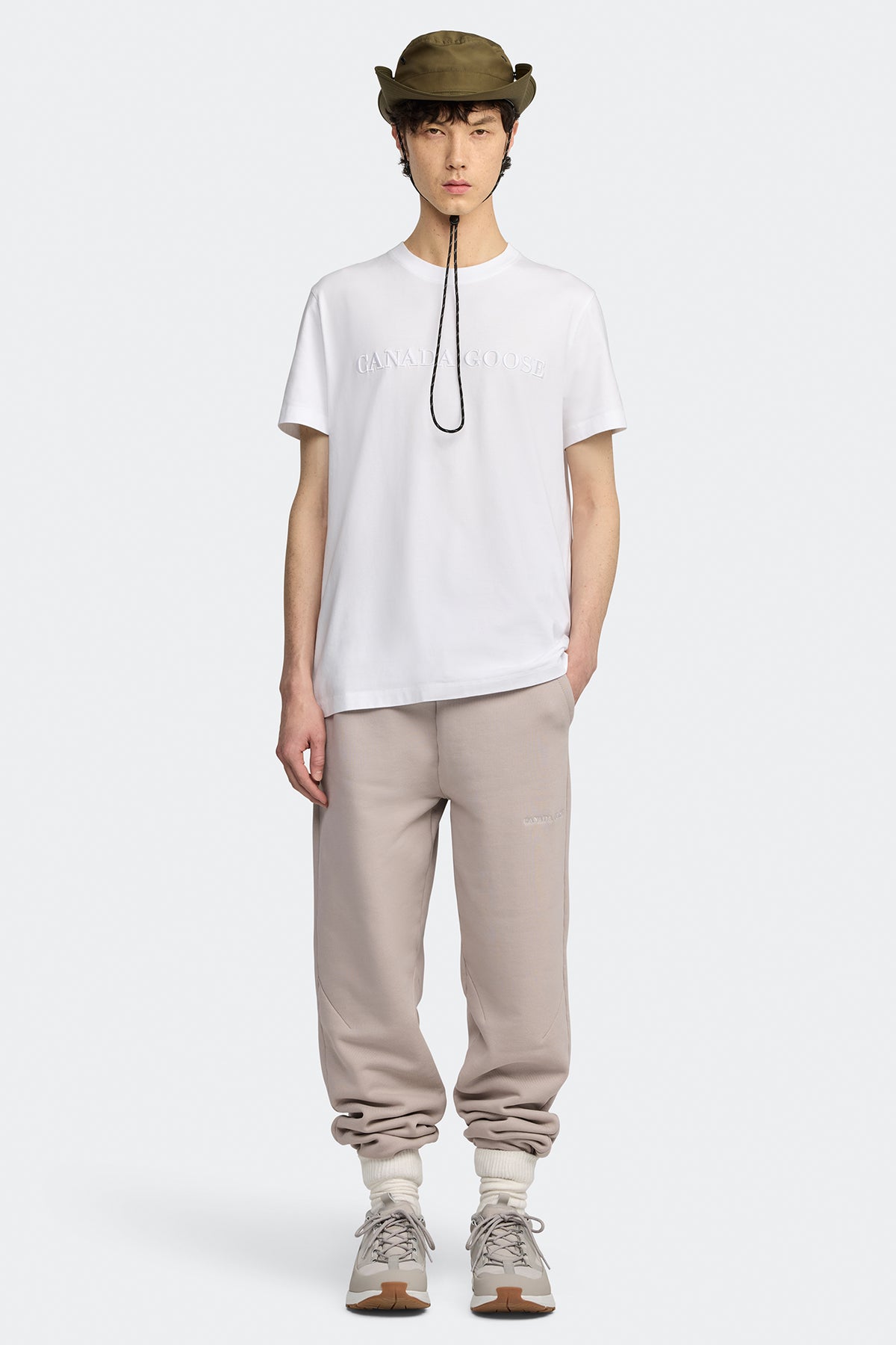 Emersen Embroidered T-Shirt - White 25 - on_full_body_01