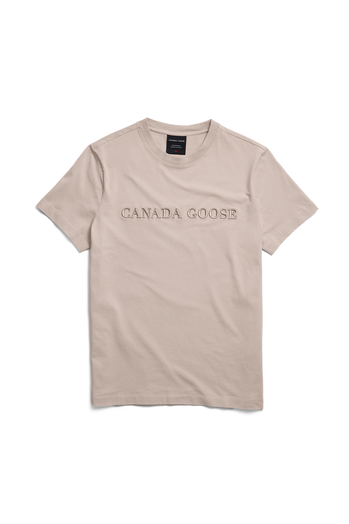 Emersen Embroidered T-Shirt - Limestone 432 - off_flat_lay_01