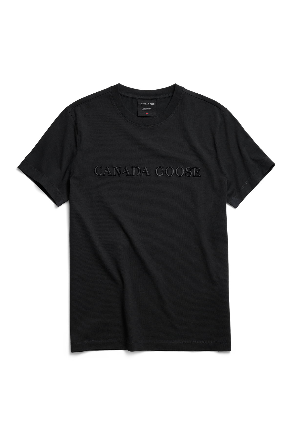 Emersen Embroidered T-Shirt - Black 9061 - off_flat_lay_01
