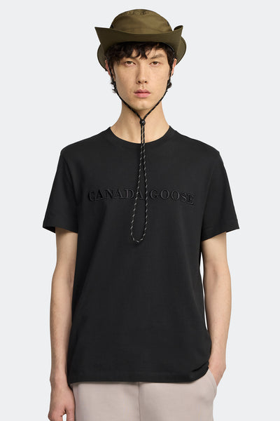 Emersen T-Shirt mit Rundhalsausschnitt und Stickerei