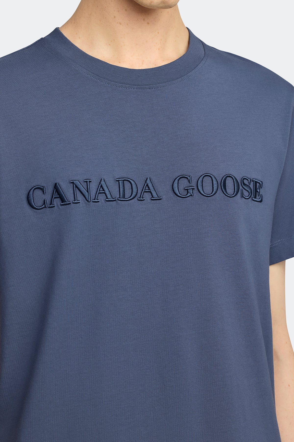 Emersen Embroidered T-Shirt - Ozone Blue 9222 - on_detail_01