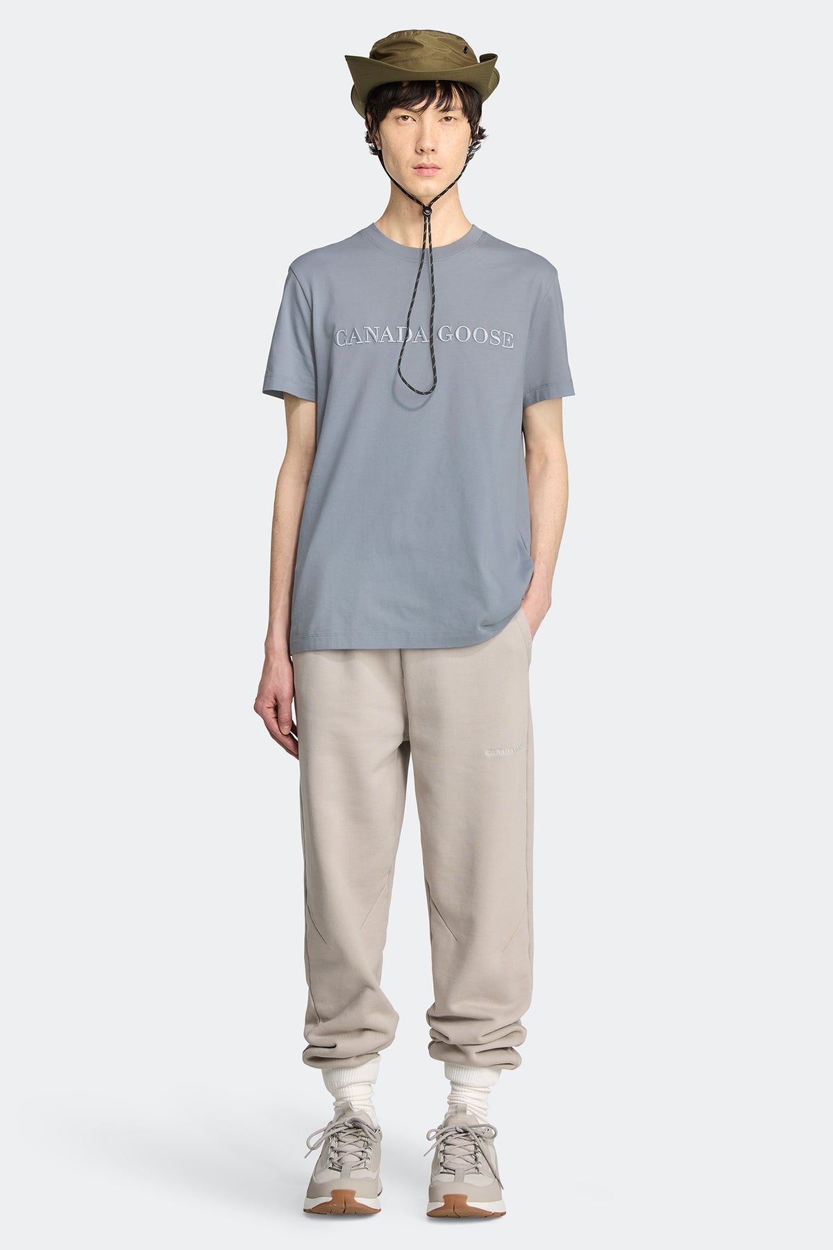 Emersen Embroidered T-Shirt - Light Ozone Blue 9339 - on_full_body_01