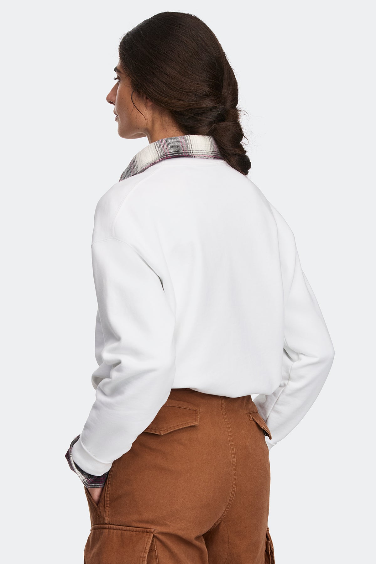 Wander Science Research Sweatshirt - Optic White 9227 - on_back_01