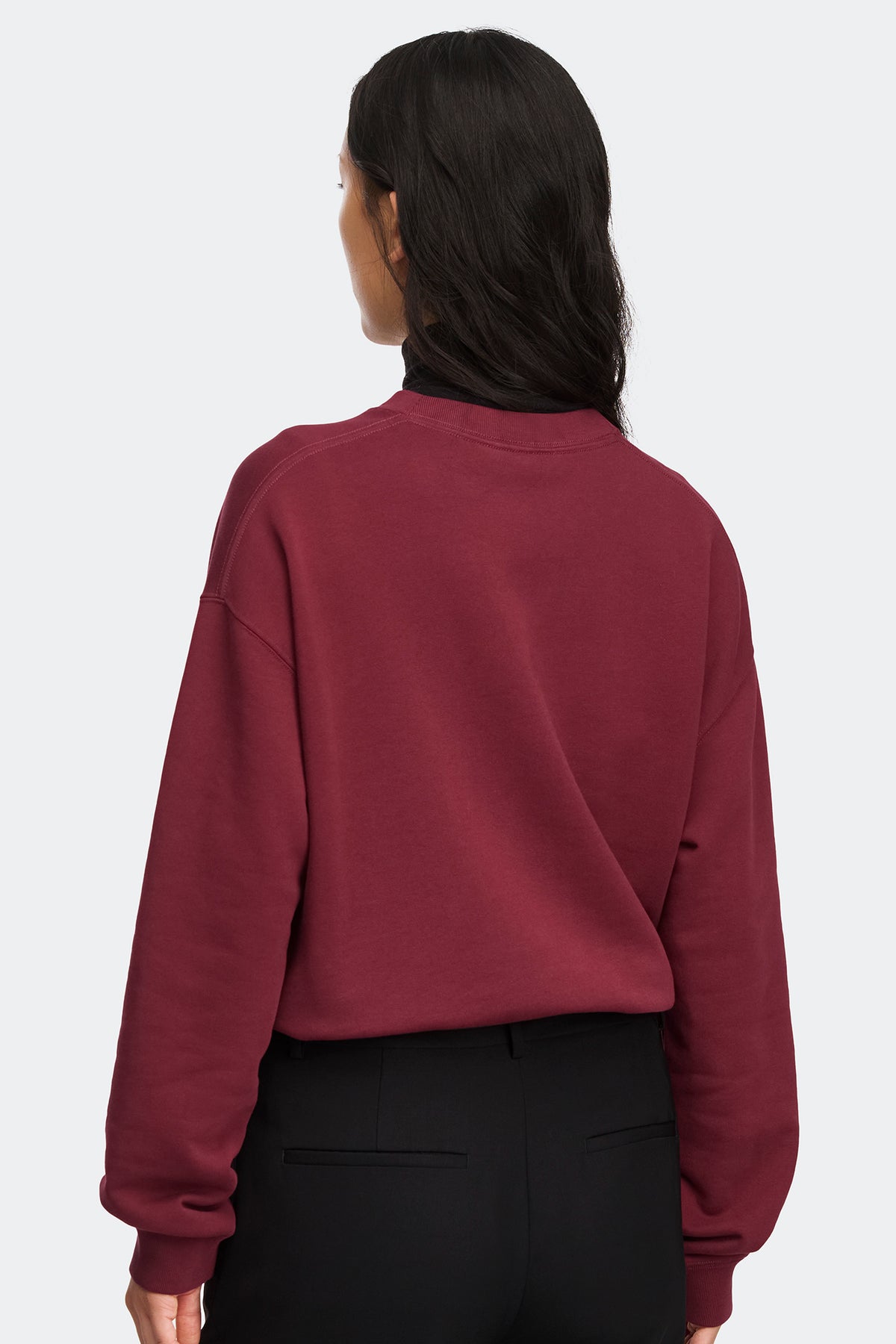 Wander Arctic Sweatshirt - Burnt Vermillion 9601 - on_back_01