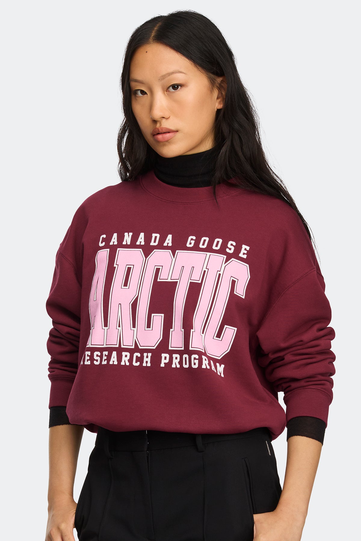 Wander Arctic Sweatshirt - Burnt Vermillion 9601 - on_side_01