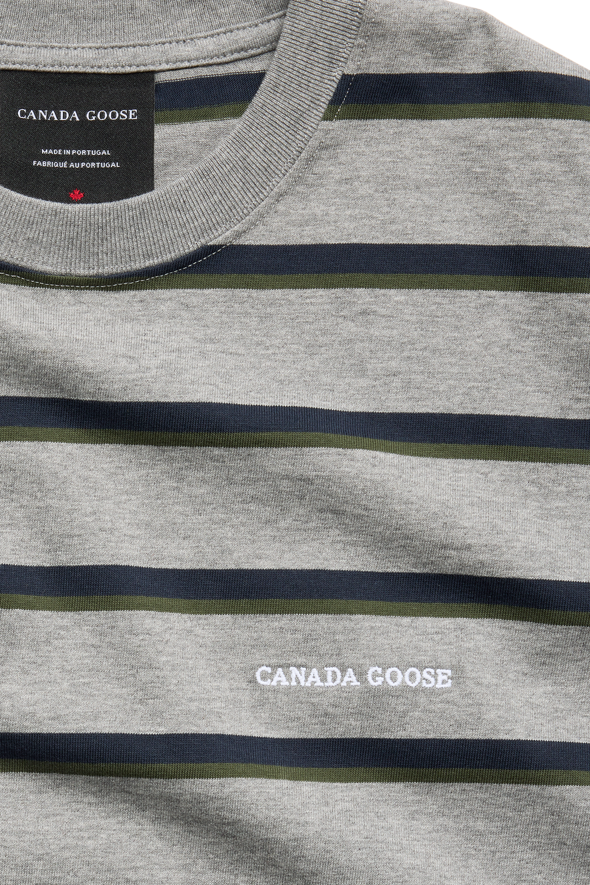 Vantage Striped T-Shirt - Grey Lorne Stripe 9984 - off_detail_01
