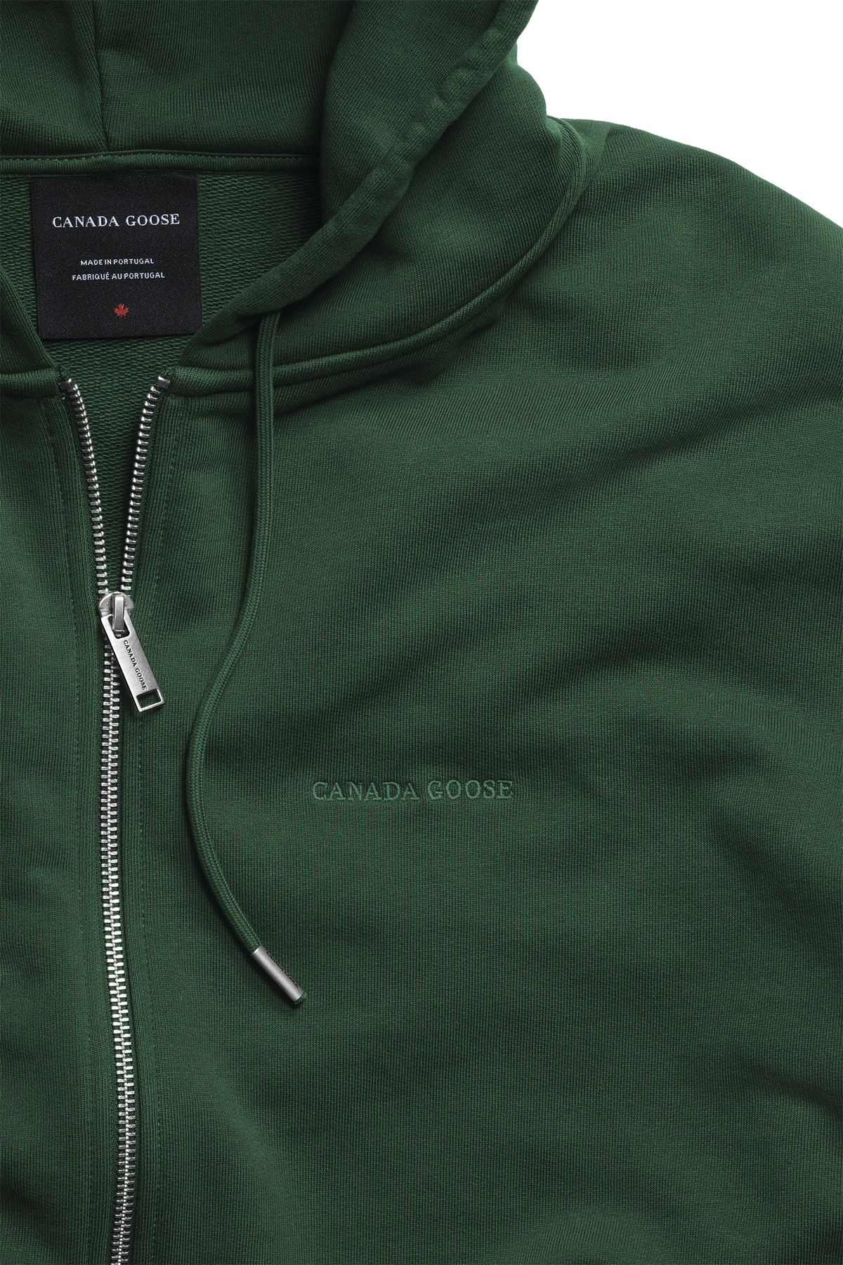 Rove Wordmark Full Zip Hoodie - Glade Green 9848 - off_detail_01