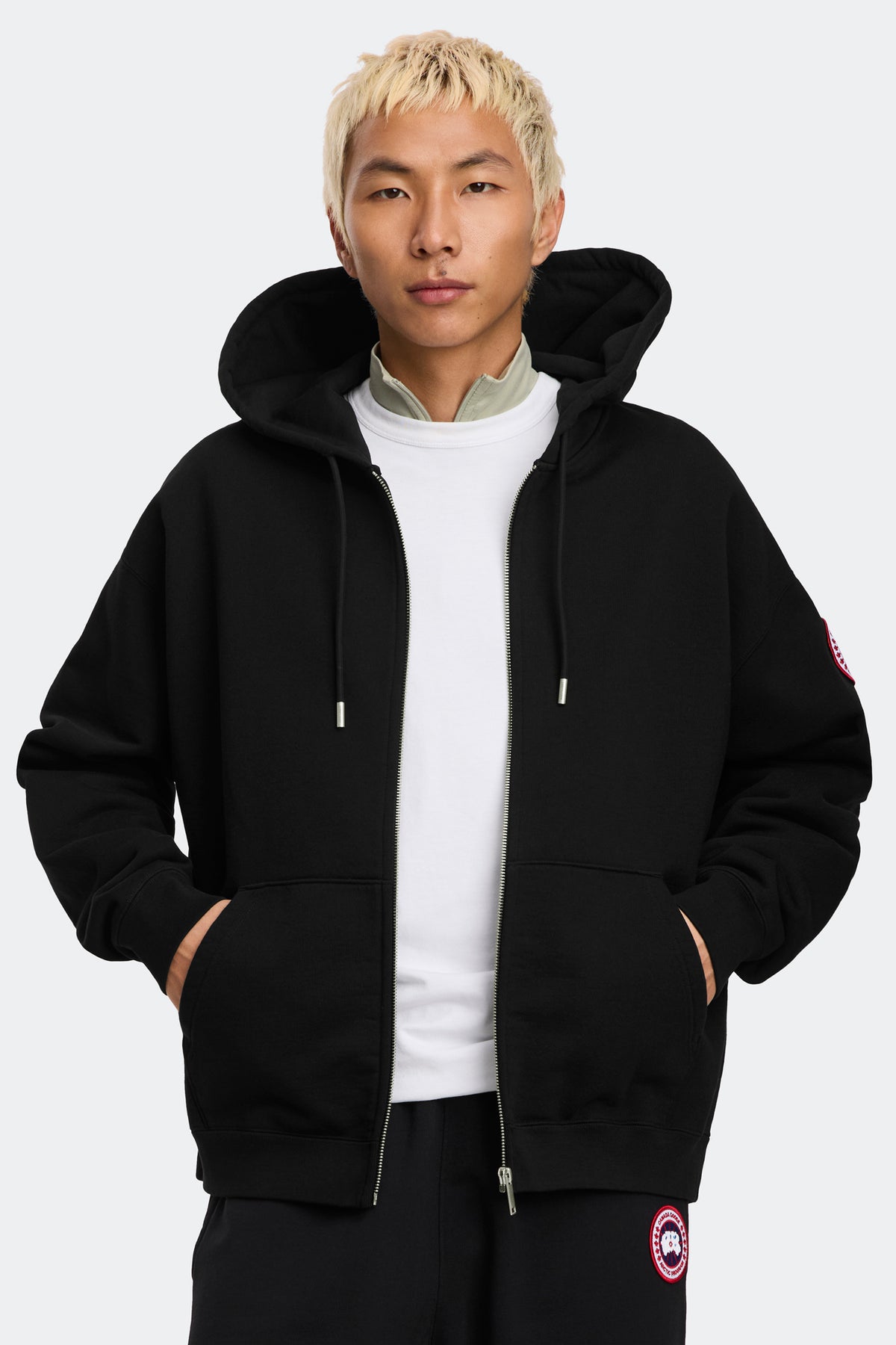 Rove Full Zip Hoodie - Black 9061 - on_front_01