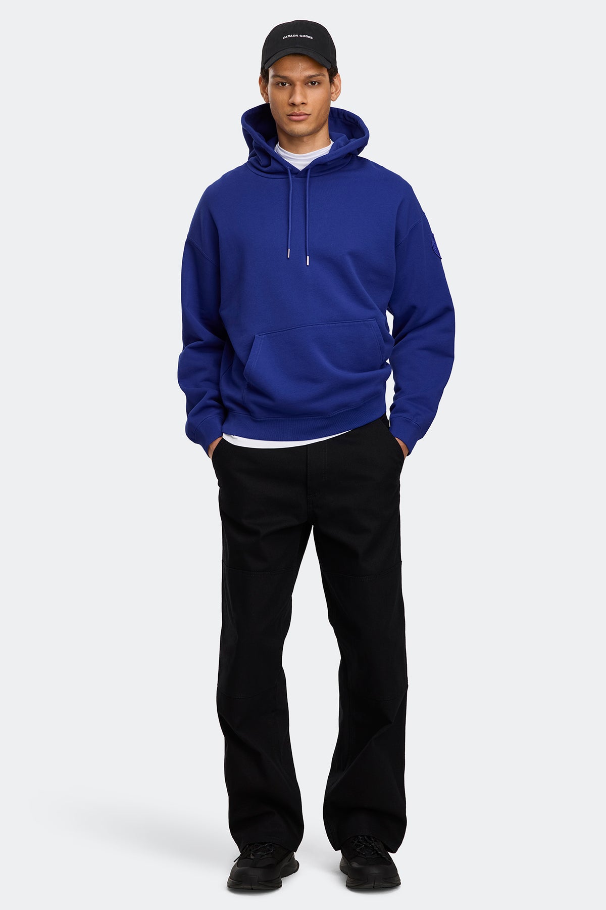 Rove Hoodie Tonal Disc - Azurite Blue 9118 - on_full_body_01