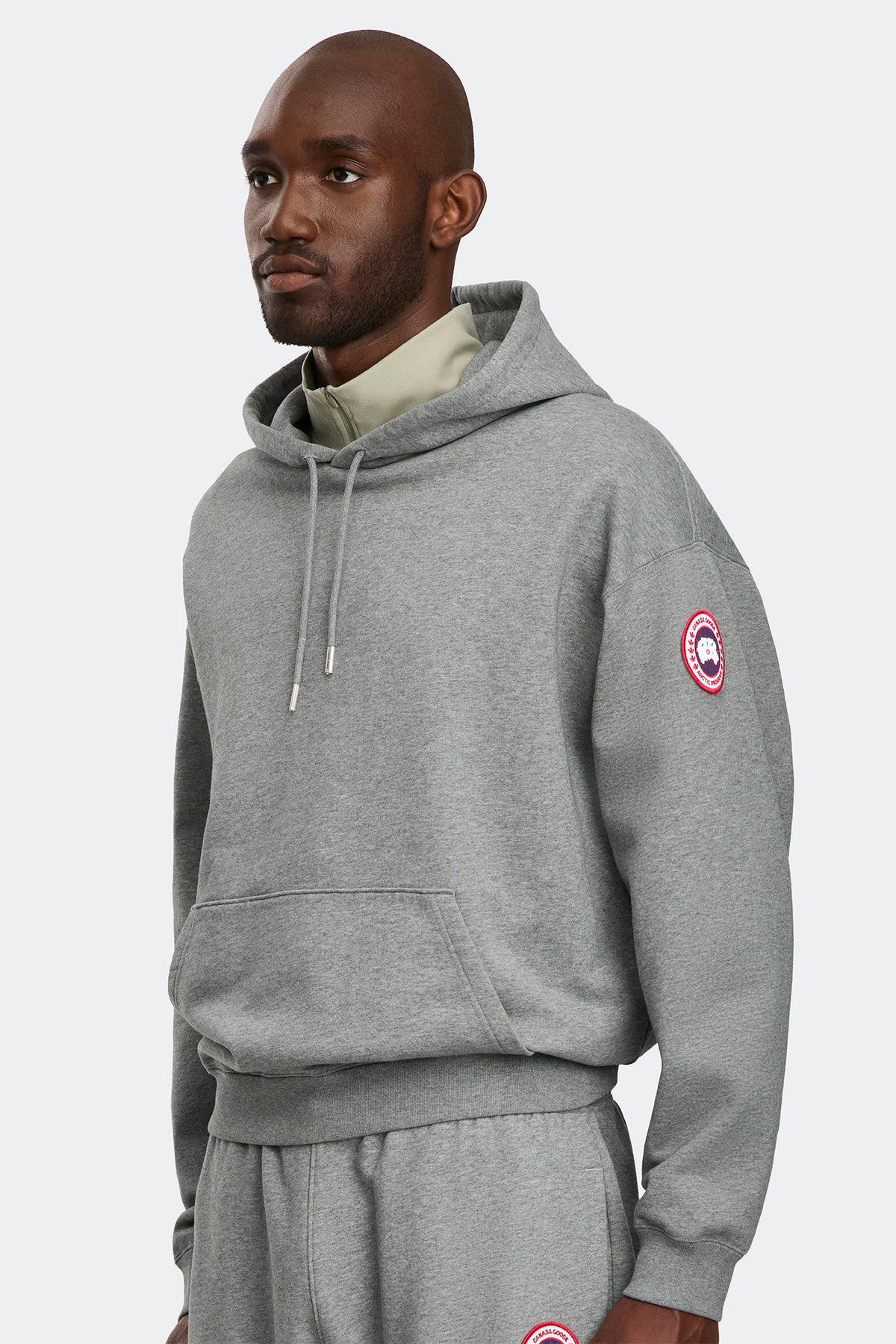 Rove Hoodie - Stone Heather 9717 - on_side_01