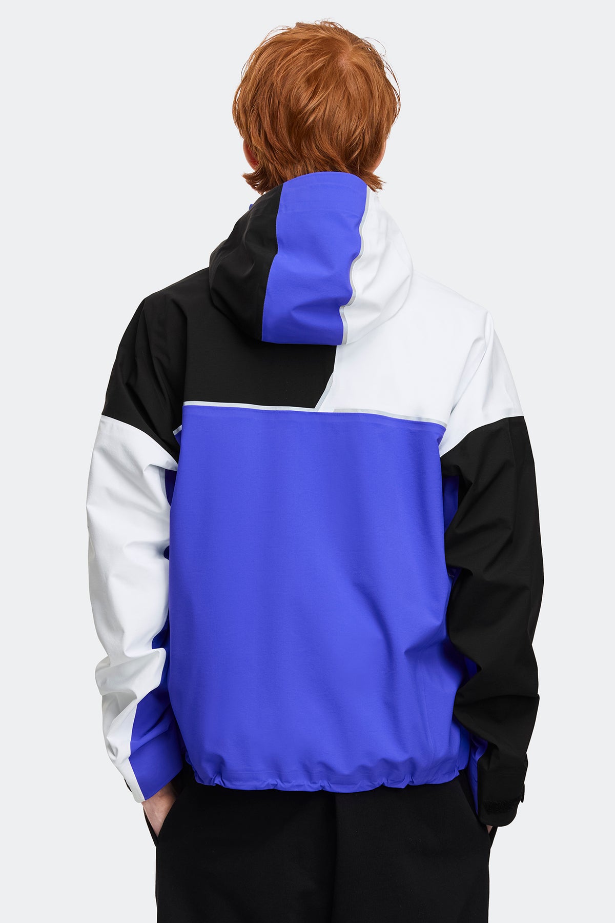 Merge Colour Block Jacket - Azurite Blue 9118 - on_back_02