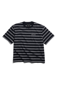 Roam Striped T-Shirt - Black Talbot Stripe 9981 - off_flat_lay_01