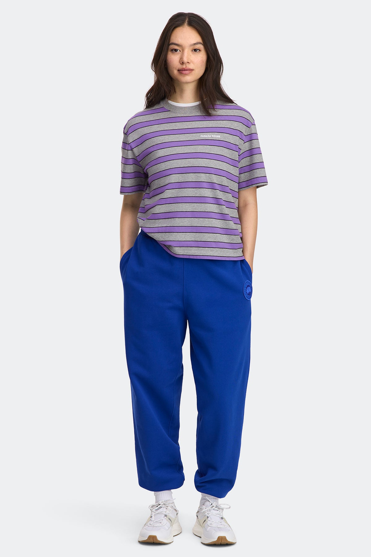 Roam Striped T-Shirt - Lilac Colbourne Stripe 9985 - on_full_body_01