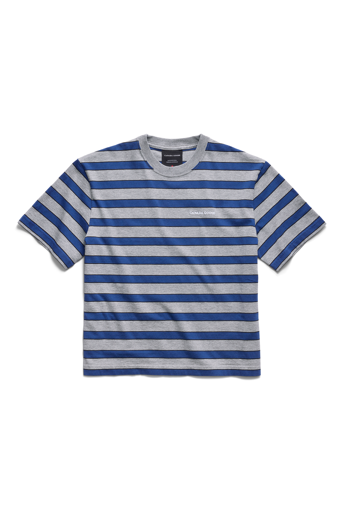 Roam Striped T-Shirt - Navy Colbourne Stripe 9986 - off_flat_lay_01