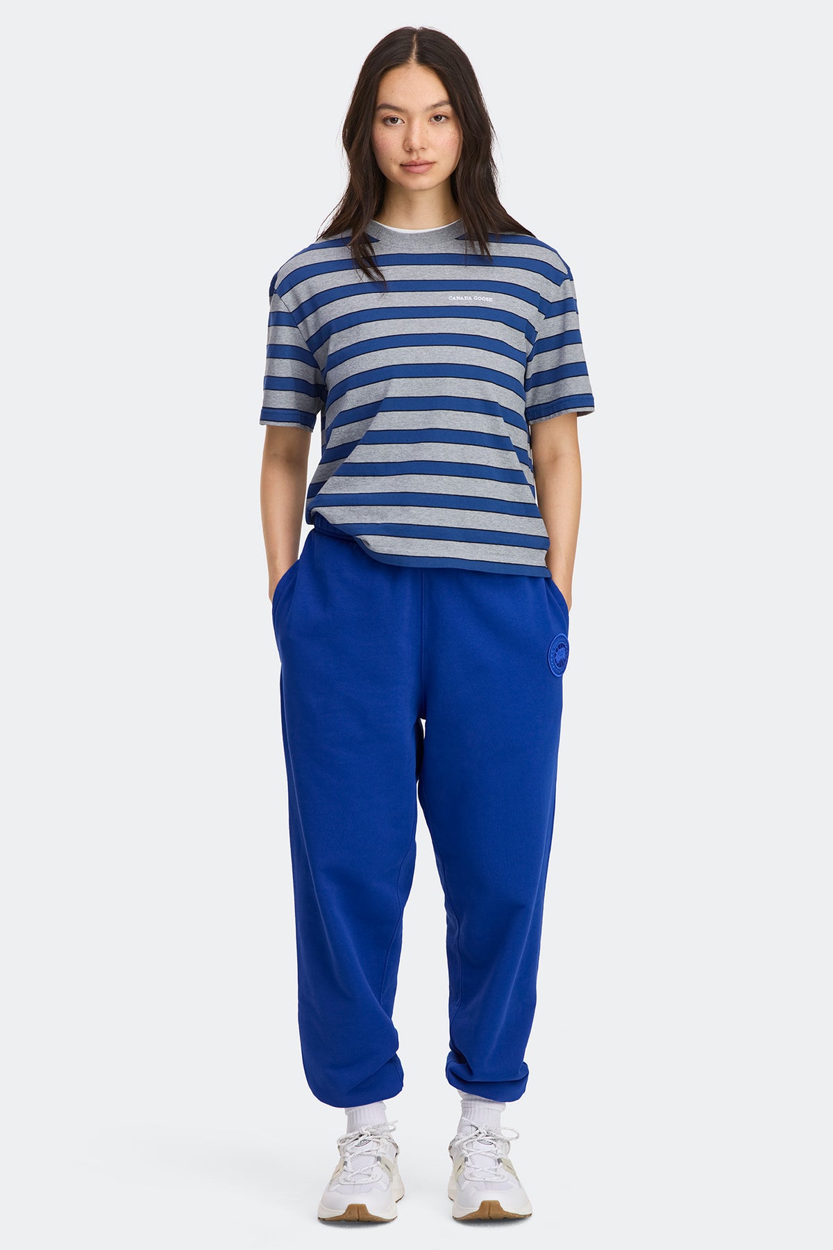 Roam Striped T-Shirt - Navy Colbourne Stripe 9986 - on_full_body_01