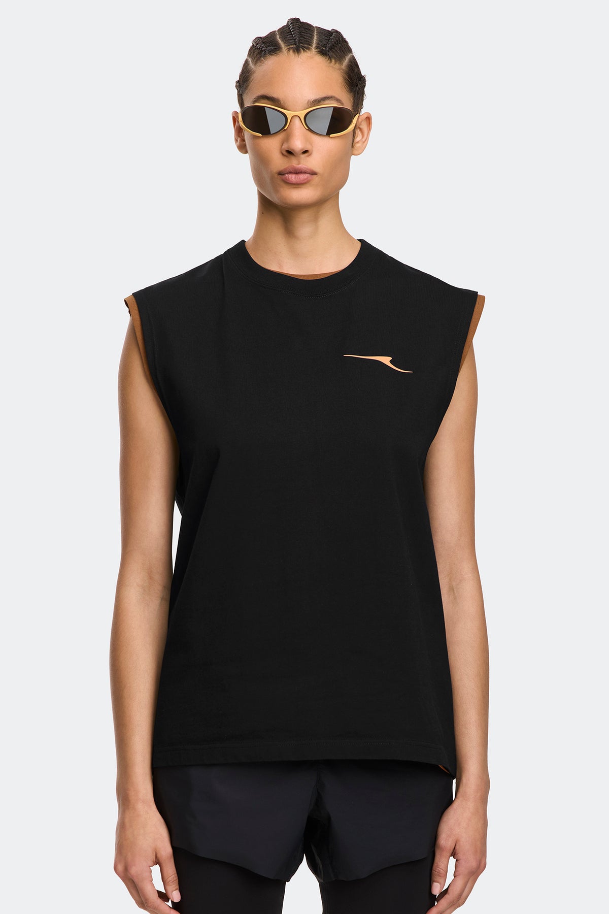 Reya Tank Top - Black 9061 - on_front_open_01