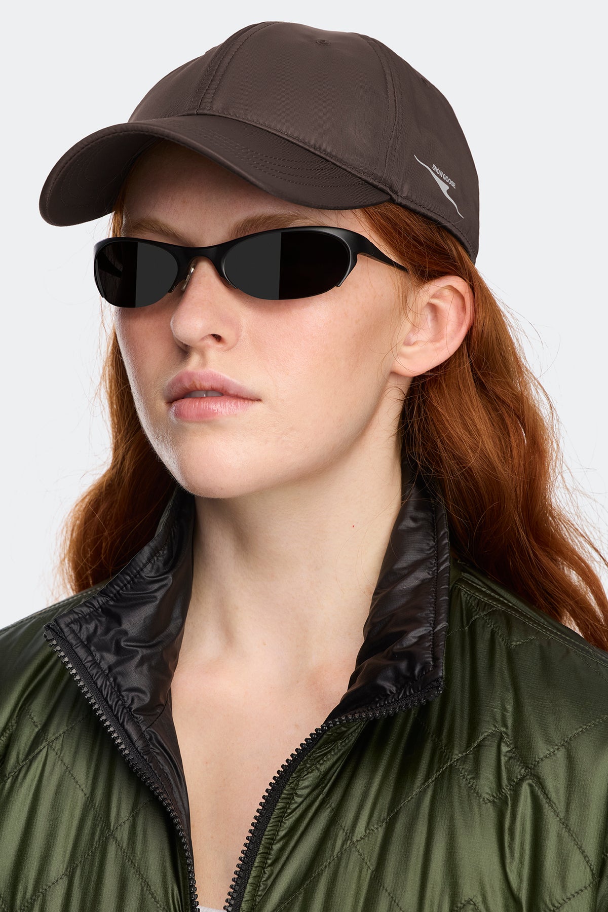 Nylon Halo Cap - Dark Soil 9716 - on_front_02