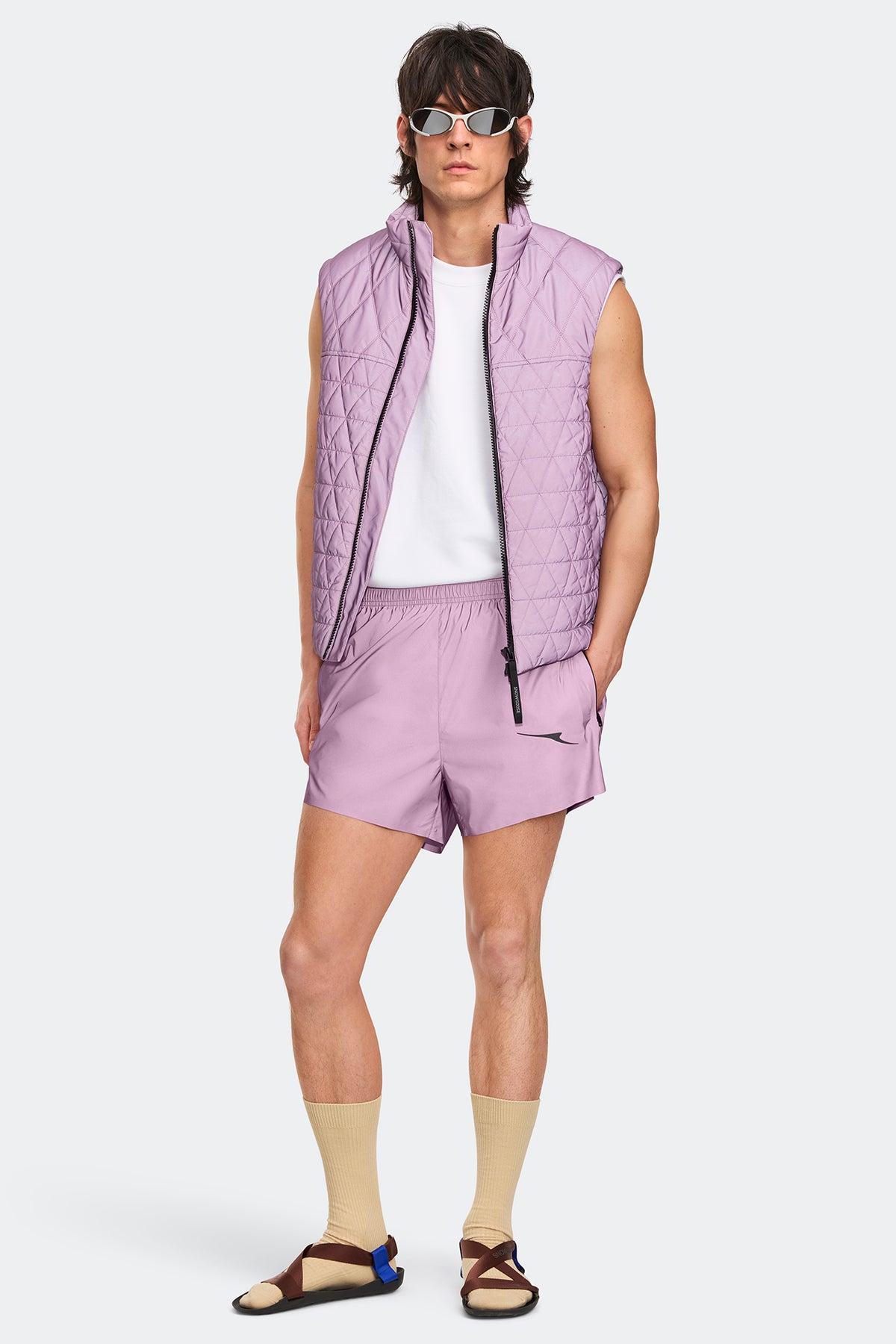 Flux Reflective Short - Orchid Reflective 9447 - on_full_body_01