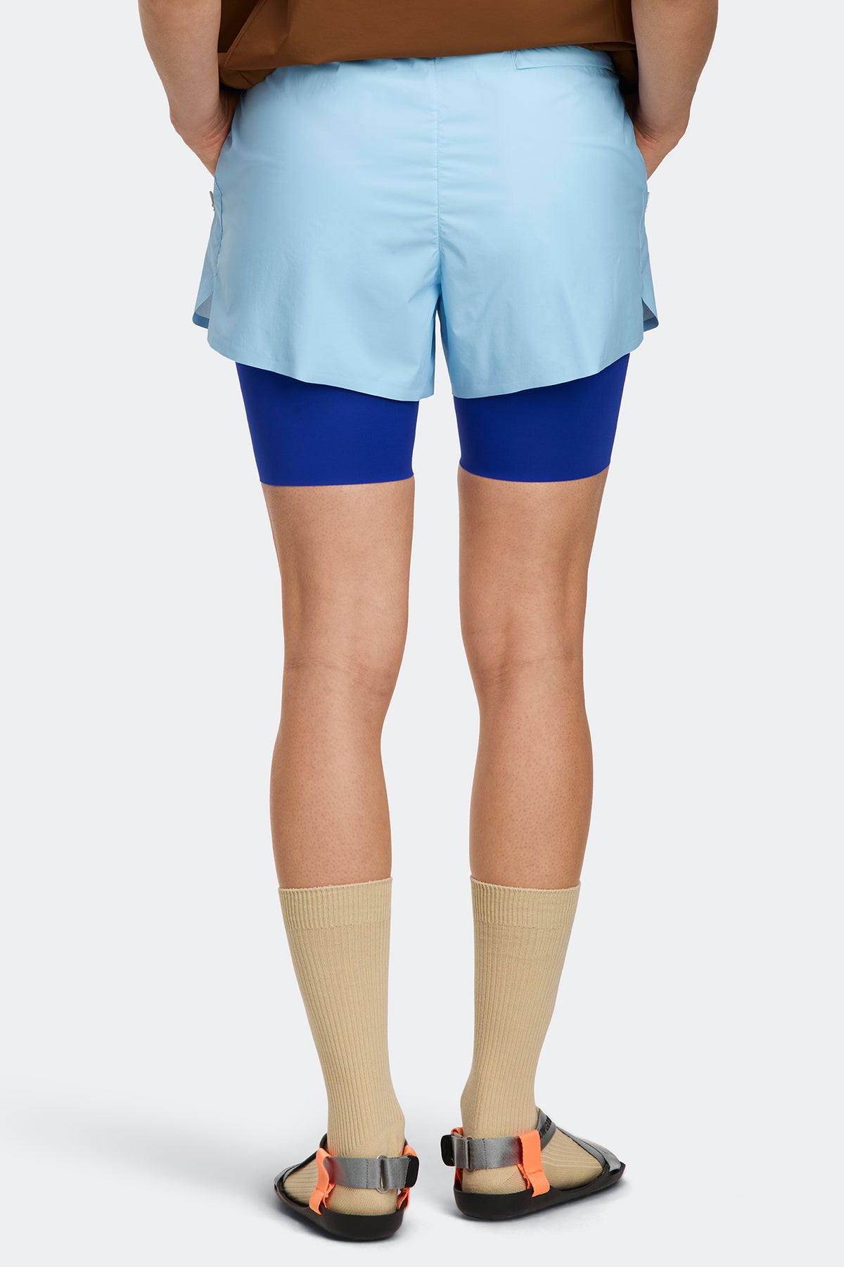 Flux Short - Blue Fern 9580 - on_back_02