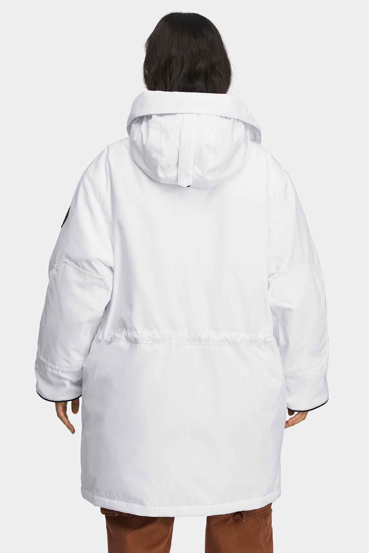 Erie Parka Black Disc - Optic White 9227 - on_back_02