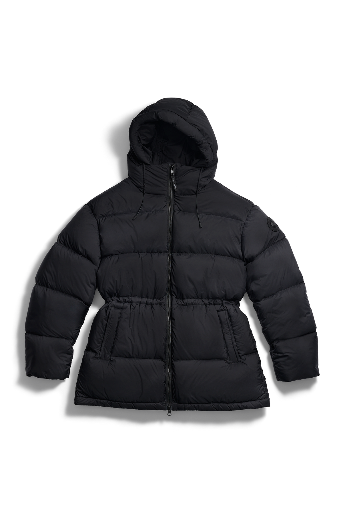 Fallon Puffer Coat - Black 9061 - off_flat_lay_01
