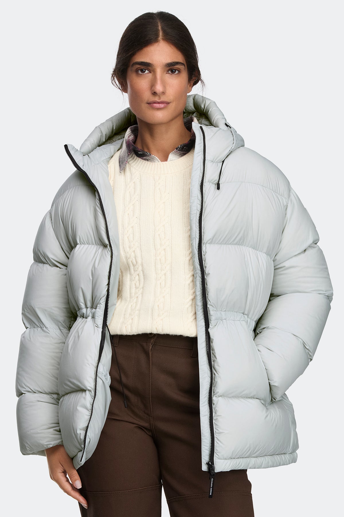 Fallon Puffer Coat - Lunar Frost 9119 - on_front_01