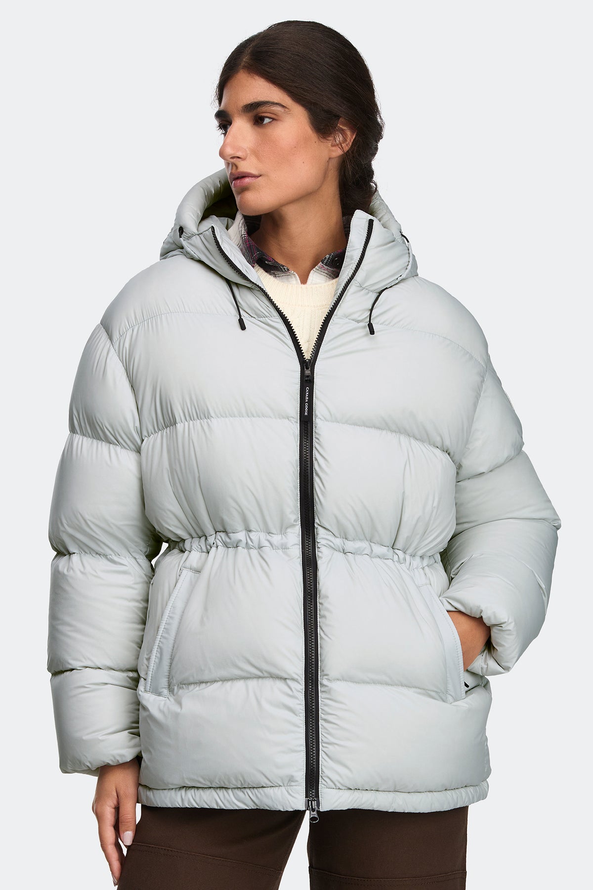 Fallon Puffer Coat - Lunar Frost 9119 - on_front_closed_01