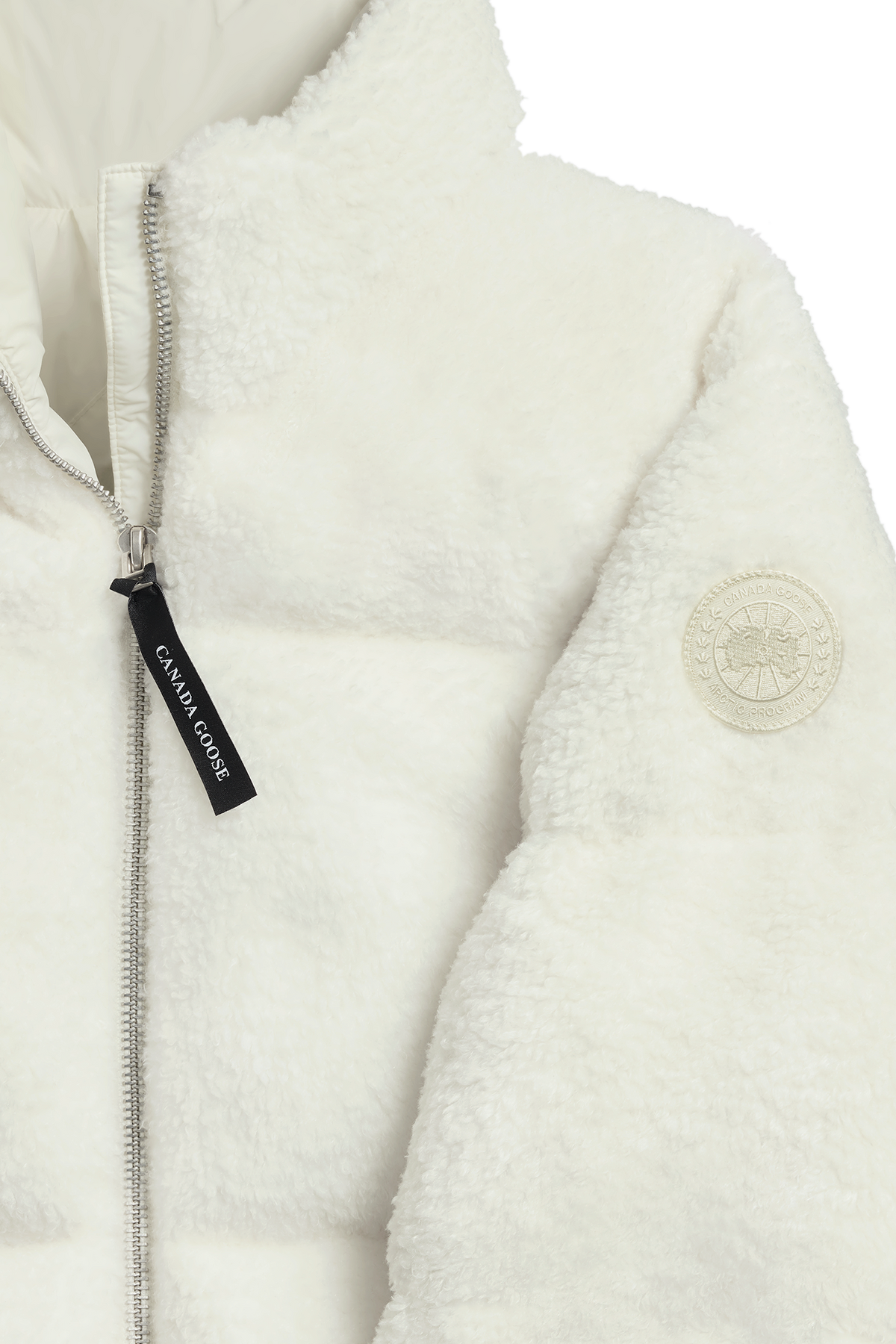 Fallon Fleece Puffer Jacket - Bone 9224 - off_detail_01